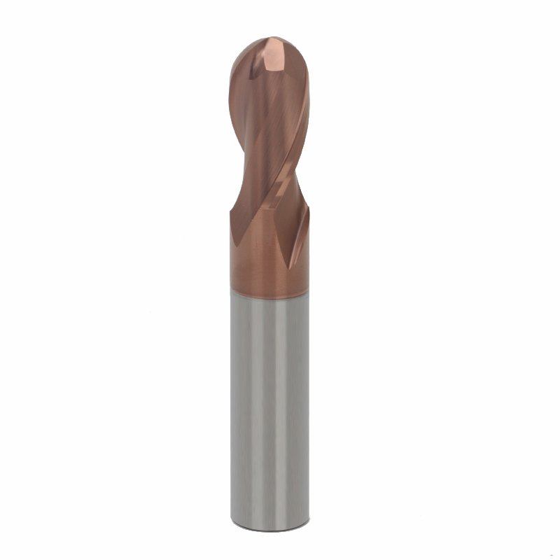 主图_5 HRC55°/HRC65° R0.5mm - R3mm Cutting Router 2 Flutes Tungsten Steel Ball End Milling Cutter, CNC Milling Cutter Machine Milling Tools Ball Nose End Mill,Nano-Coated Micrograin Carbide Ball Nose End Mill