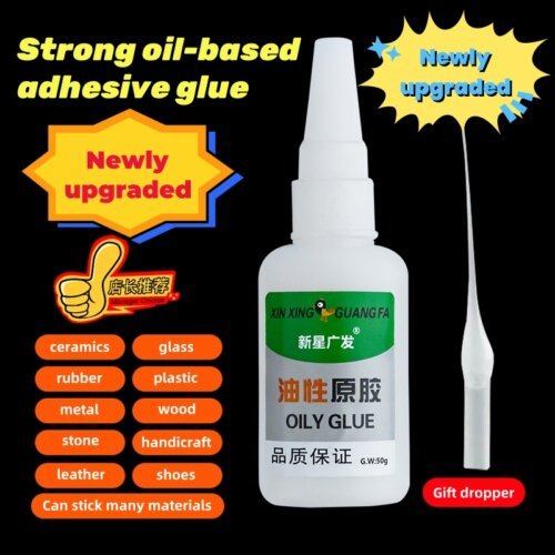 20/50g Newly upgraded strong oil-based adhesive Oily Glue Welding Glue High Strength Universal Super Adhesive Glue Waterproof Strong Glue Wood Metal Plastic Soldering Agent