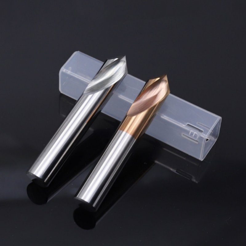 详情图片_03 1pcs HRC55 Tungsten Steel Alloy Centering Drill for Steel/Aluminum 90 Degree Chamfering Drill,Carbide Spot Drill Bit,CNC Drilling Guide Tool Location Center Router Bit Metal Drills