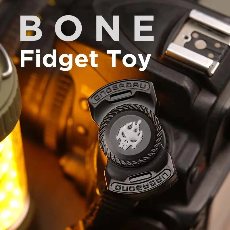 10_cn-11134208-7ras8-mdq43nn3ilc475 3-In-1 Game Edc Fidget Toy Personalized Skeleton Ghost Fidget Spinner Alloy Fidget Slider Stress Relief Toy Adhd Tool Metal Fingertip Gyro Slider