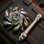 Luminous Violent 08 Rotating Open Armor Fidget Spinner Immortal Spinner Decompression Metal Toy edc gifts ADHD Fidget toy anxiety relief toy Cool fingertip spinning gyro