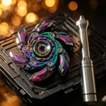 Luminous Violent 08 Rotating Open Armor Fidget Spinner Immortal Spinner Decompression Metal Toy edc gifts ADHD Fidget toy anxiety relief toy Cool fingertip spinning gyro
