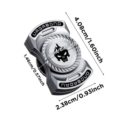 9_cn-11134207-7ras8-mdq447x3ub9g46 3-In-1 Game Edc Fidget Toy Personalized Skeleton Ghost Fidget Spinner Alloy Fidget Slider Stress Relief Toy Adhd Tool Metal Fingertip Gyro Slider
