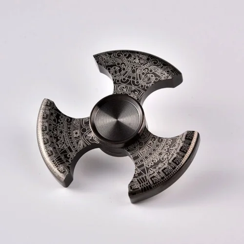 15_1ae8dd9e-8769-4ed7-bfcb-6971083059f3.jpeg.a Stainless Steel Axe Fidget Spinner EDC Finger Spinner Silent Smooth Long Spin Gyroscope Stress Relief Toy Anxiety Relief Hand Spinner Metal Desk Toy Gadget for Adults Kids Gift